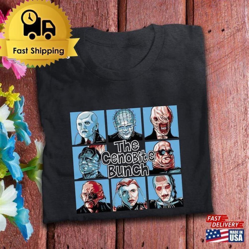 Cenobite Bunch Horror Mashup Dark Halloween Movie T-Shirt